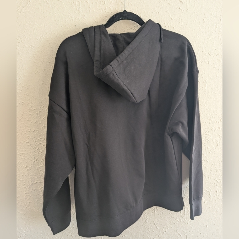 NWT Puma Black Zip Hoodie with White Logo - Picture 5 of 6